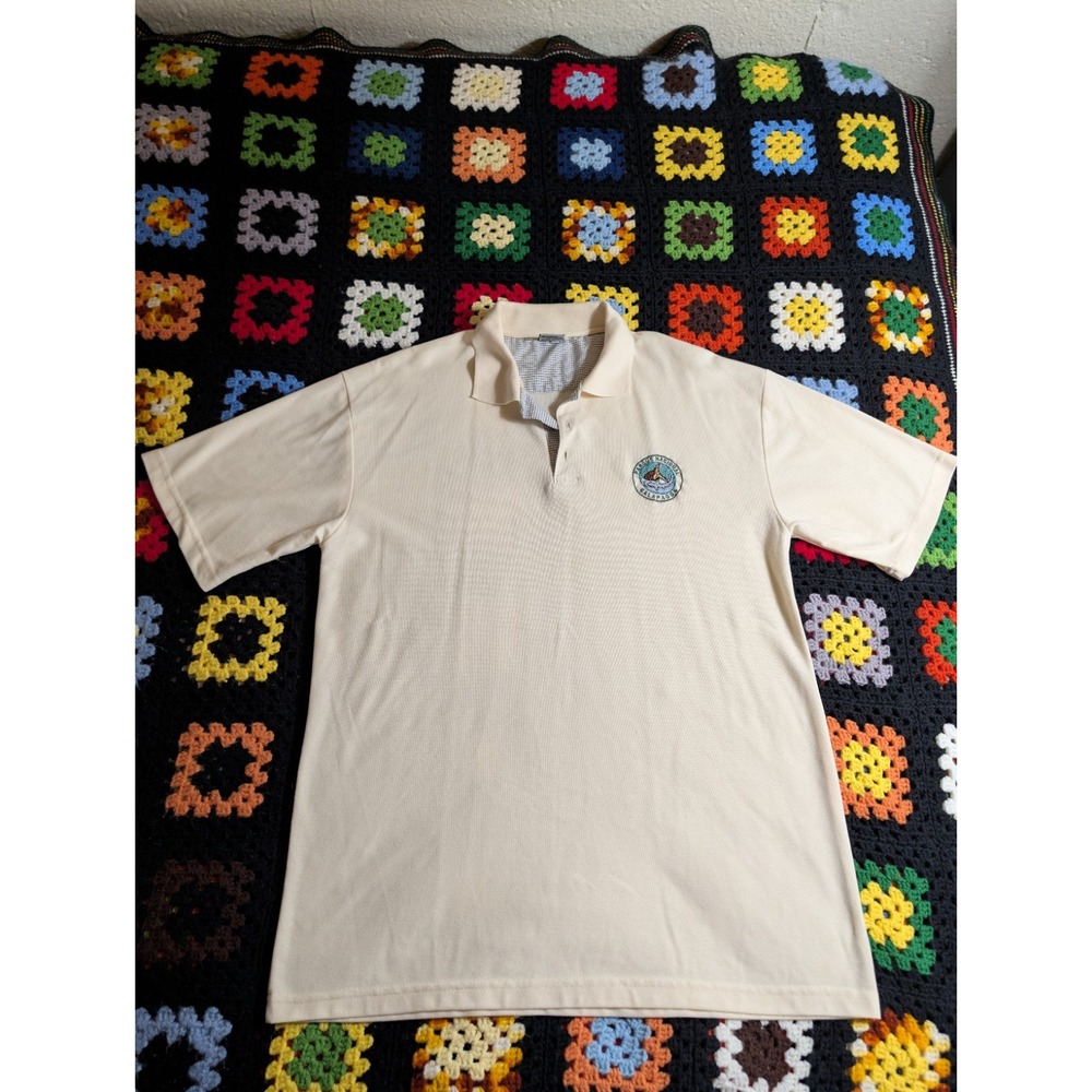 Parque Nacional Galapagos Islands Polo Shirt Men's XXL National Park Beige